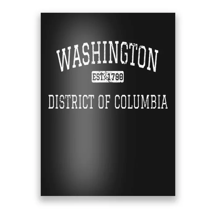 Washington DC DC Vintage Poster