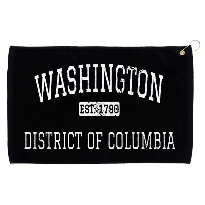 Washington DC DC Vintage Grommeted Golf Towel