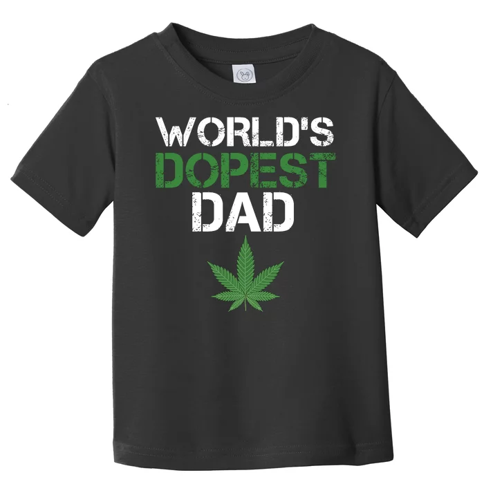 World's Dopest Dad Toddler T-Shirt