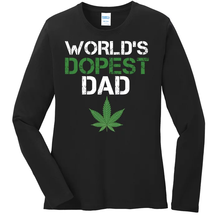 World's Dopest Dad Ladies Long Sleeve Shirt