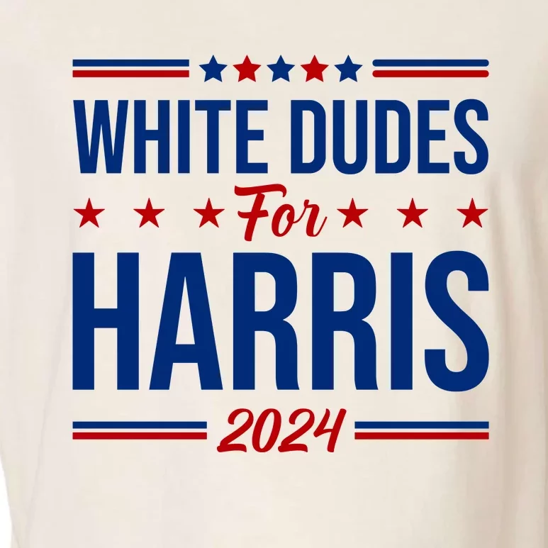 White Dudes For Harris 2024 Garment-Dyed Women's Muscle Tee