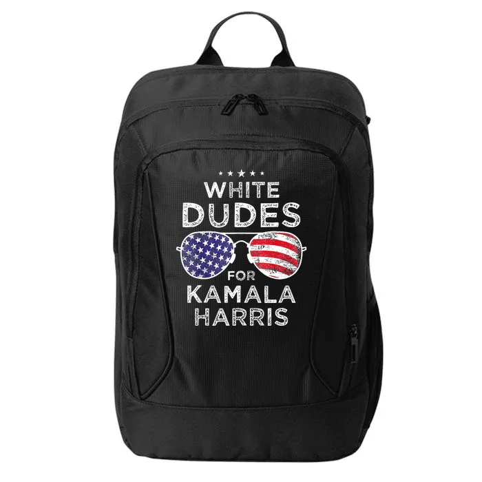 White Dudes For Kamala Harris City Backpack