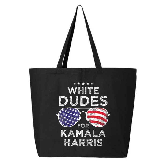 White Dudes For Kamala Harris 25L Jumbo Tote