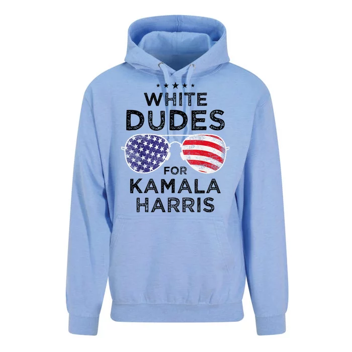 White Dudes For Kamala Harris Unisex Surf Hoodie