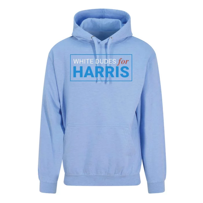 White Dudes For Kamala Harris 2024 President Gift Unisex Surf Hoodie