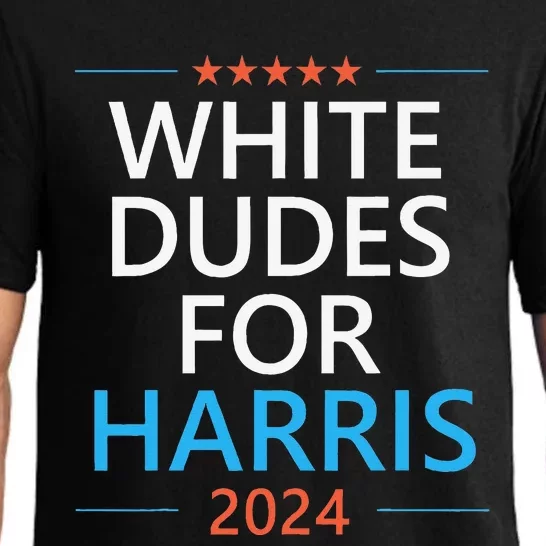 White Dudes For Harris 2024 Pajama Set