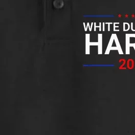 White Dudes For Harris Dry Zone Grid Performance Polo