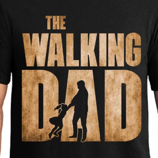 Walking Dad Funny Fathers Day From Daughter Gift Pajama Set