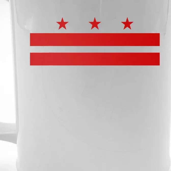 Washington D.C. Flag A Capital City Front & Back Beer Stein