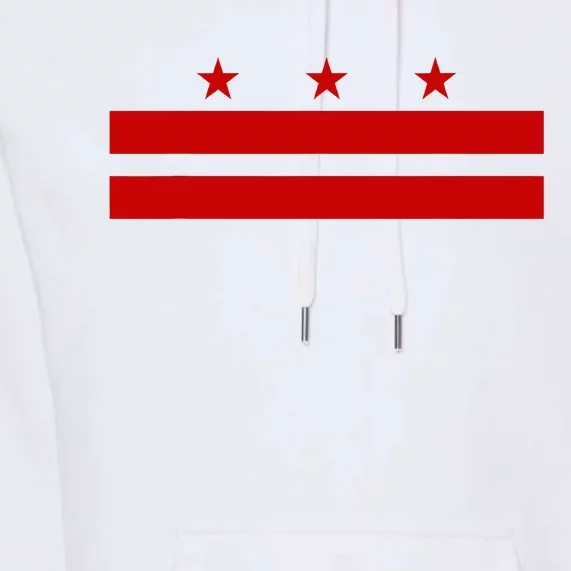 Washington D.C. Flag A Capital City Premium Hoodie