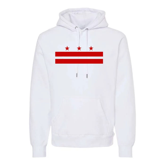 Washington D.C. Flag A Capital City Premium Hoodie