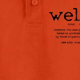 Welder Definition Funny Welding Quote Welder Dry Zone Grid Performance Polo