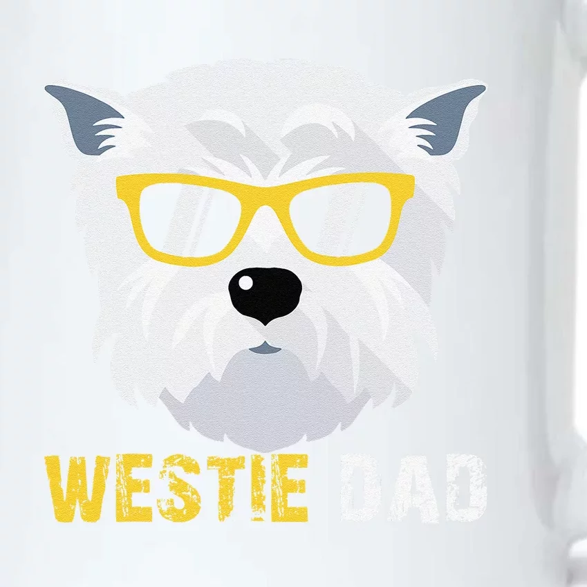 Westie Dad For Dog Owners Fathers Day Black Color Changing Mug