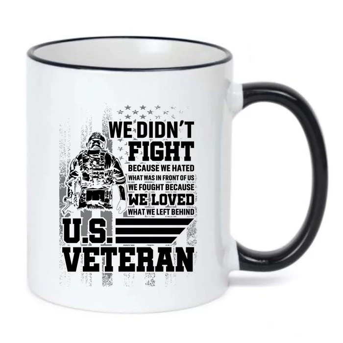 We Didnt Fight Black Color Changing Mug