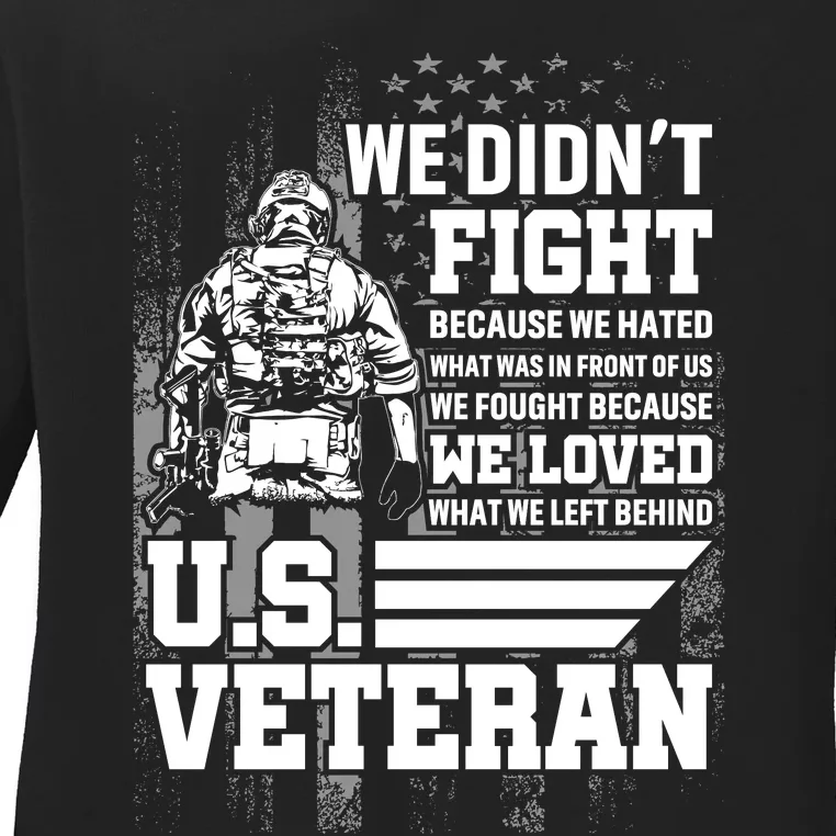 We Didnt Fight Ladies Long Sleeve Shirt