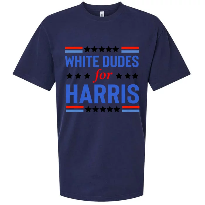 White Dudes For Harris White Dudes For Kamala Harris Sueded Cloud Jersey T-Shirt