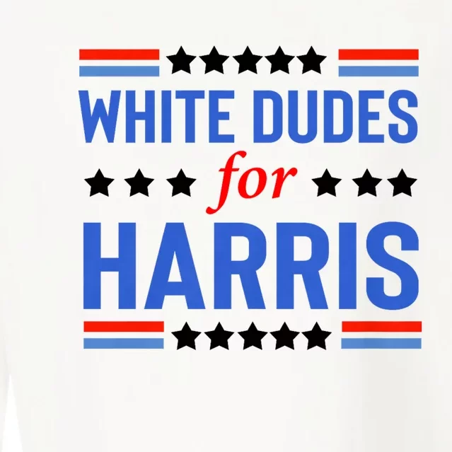 White Dudes For Harris White Dudes For Kamala Harris Cropped Pullover Crew