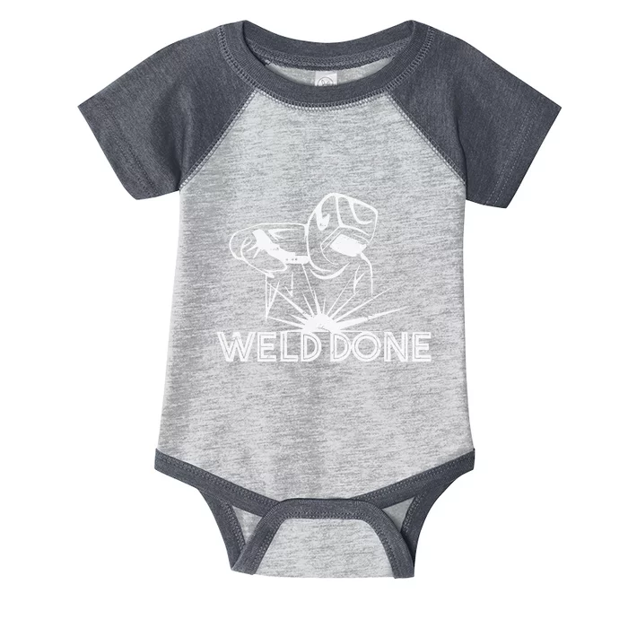 Welder Design for a Weld Instructor Infant Baby Jersey Bodysuit