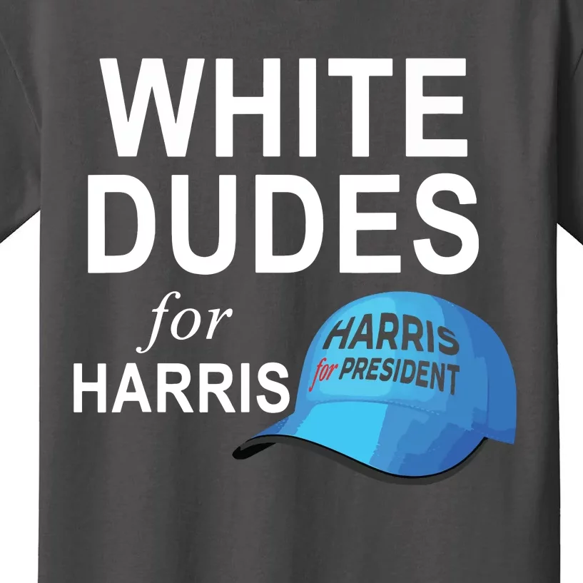 White Dudes For Harris Kids T-Shirt