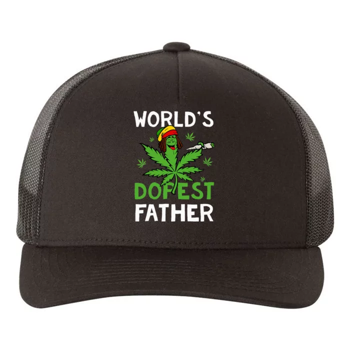 World’S Dopest Father Weed Marijuana Cannabis Yupoong Adult 5-Panel Trucker Hat