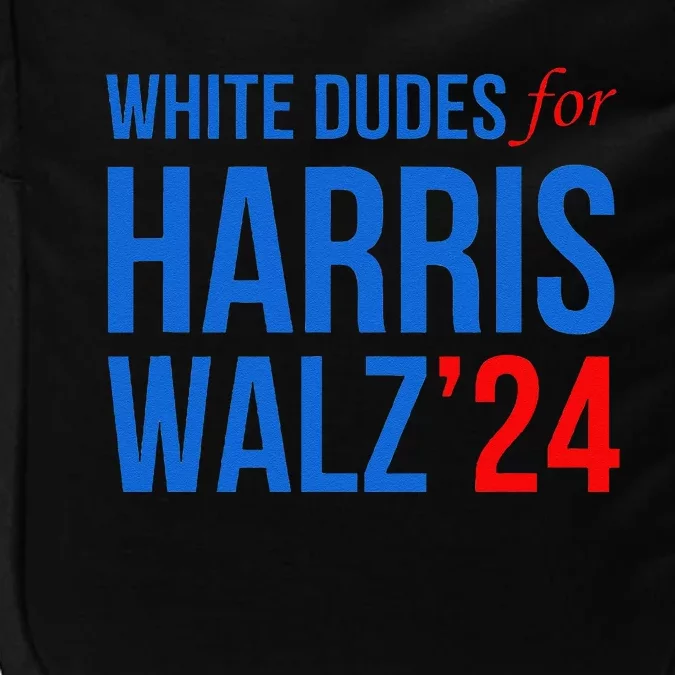 White Dudes For Harris Walz 2024 Presidential Campaign Impact Tech Backpack