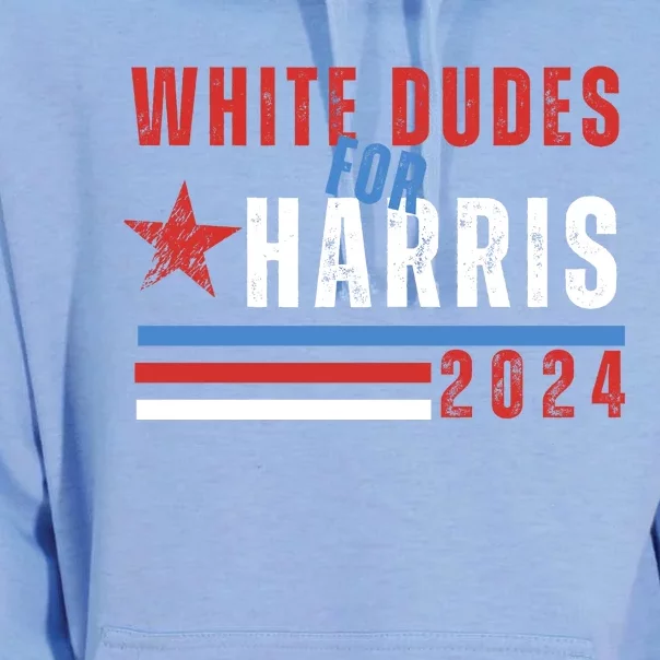 White Dudes For Harris 2024 For President Unisex Surf Hoodie