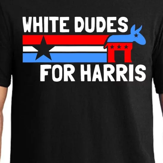 White Dudes For Harris 2024 For President Pajama Set