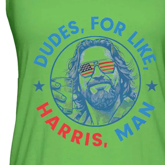 White Dude For Kamala Harris 2024 Support Design Ladies Essential Flowy Tank