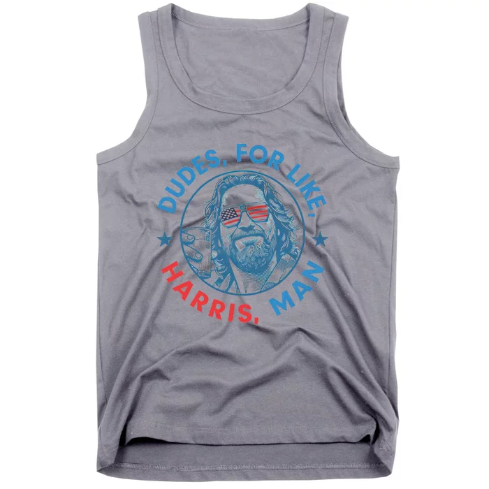 White Dude For Kamala Harris 2024 Support Design Tank Top