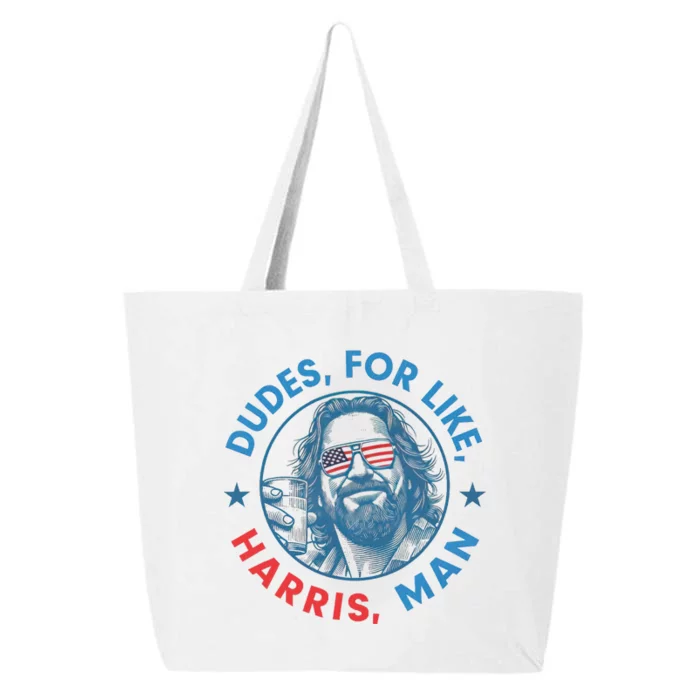 White Dude For Kamala Harris 2024 Support Design 25L Jumbo Tote