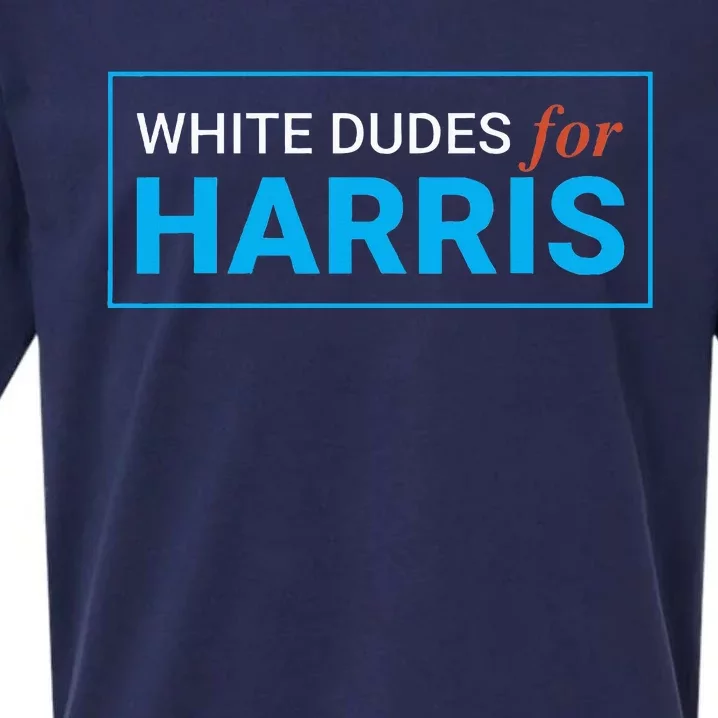 White Dudes For Kamala Harris 2024 Sueded Cloud Jersey T-Shirt