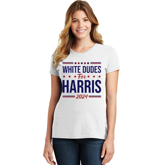 White Dudes For Harris Women's T-Shirt