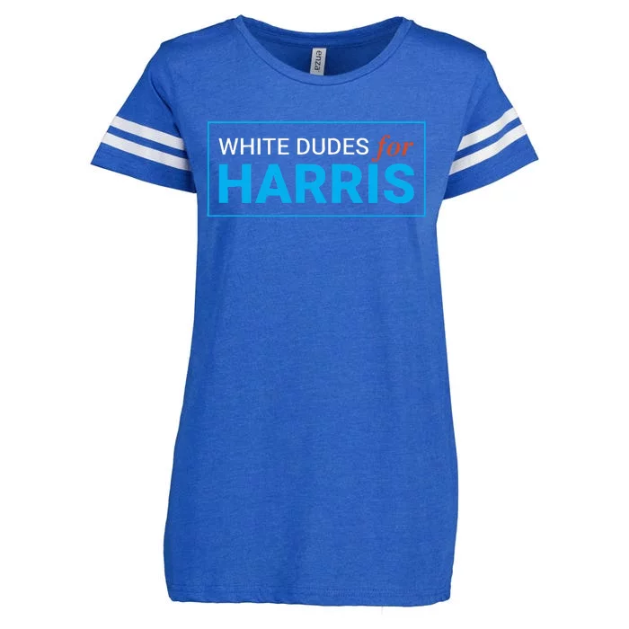 White Dudes For Kamala Harris Enza Ladies Jersey Football T-Shirt