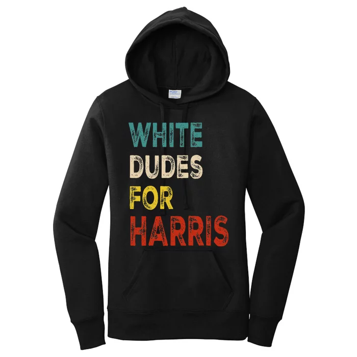 White Dudes For Harris Women's Pullover Hoodie