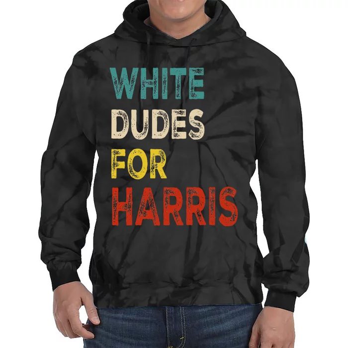 White Dudes For Harris Tie Dye Hoodie