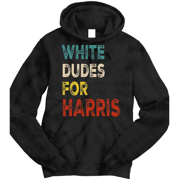 White Dudes For Harris Tie Dye Hoodie