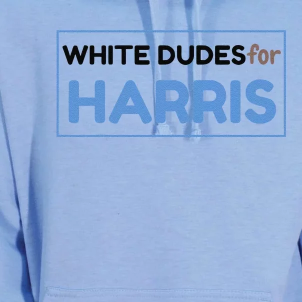 White Dudes For Kamala Harris 2024 President Unisex Surf Hoodie