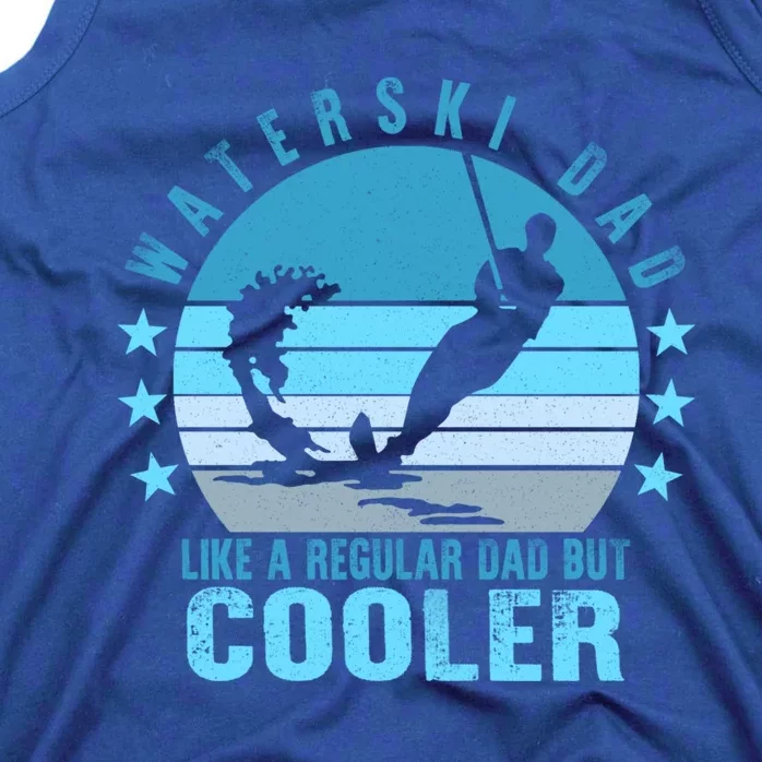 Waterski Dad Fathers Day Ski Lover Dad Water Skiing Rider Cute Gift Tank Top