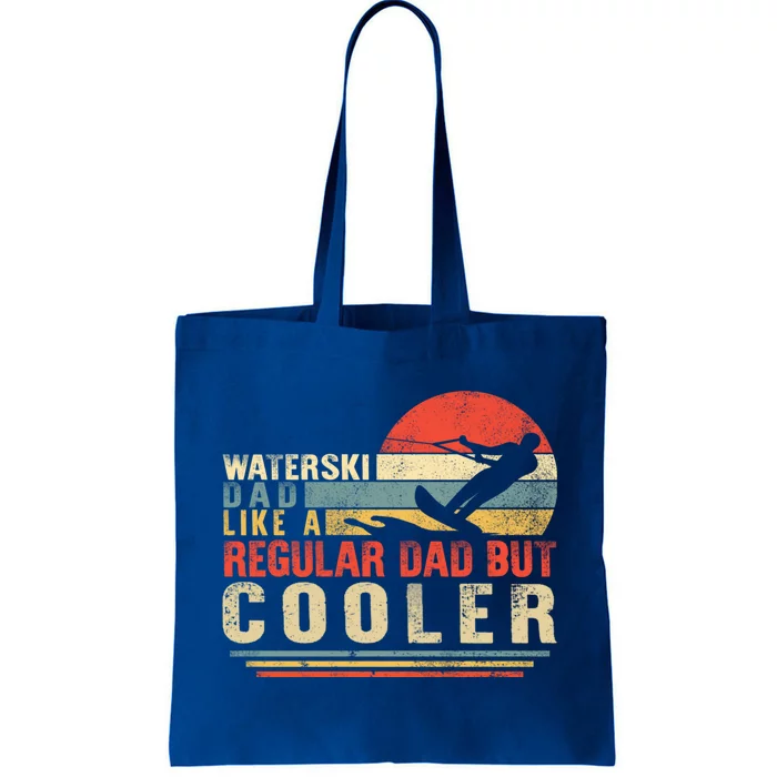 Waterski Dad Fathers Day Ski Lover Dad Water Skiing Rider Gift Tote Bag