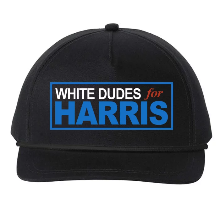 White Dudes For Kamala Harris Snapback Five-Panel Rope Hat