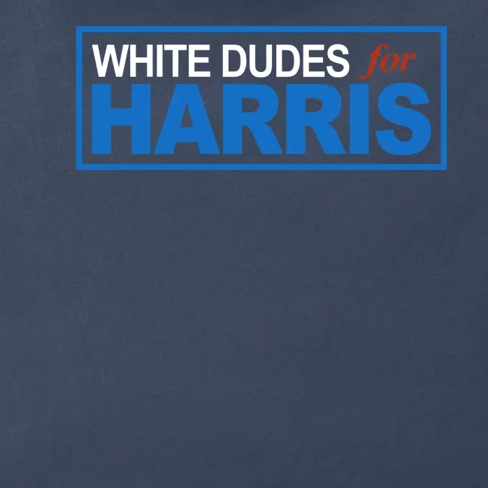 White Dudes For Kamala Harris Zip Tote Bag