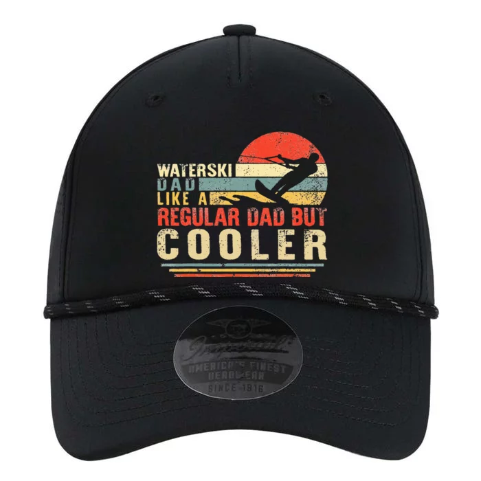 Waterski Dad Fathers Day Ski Lover Dad Water Skiing Rider Performance The Dyno Cap