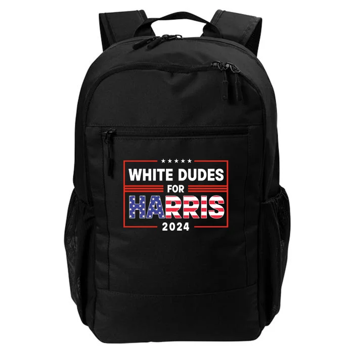 White Dudes For Harris 2024 Daily Commute Backpack