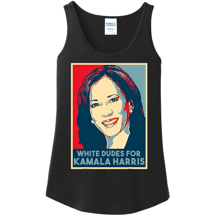 White Dudes For Kamala Harris Kamala Harris 2024 Ladies Essential Tank