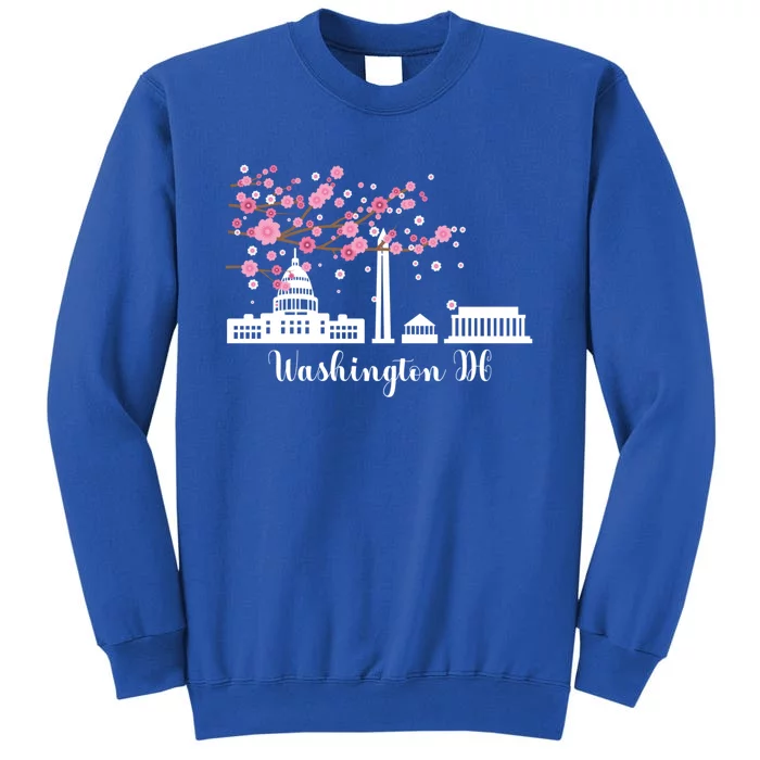 Washington Dc Funny Gift Cherry Blossoms Memorial Monut Meaningful Gift Tall Sweatshirt