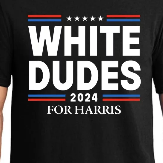 White Dudes For Harris 2024 Pajama Set