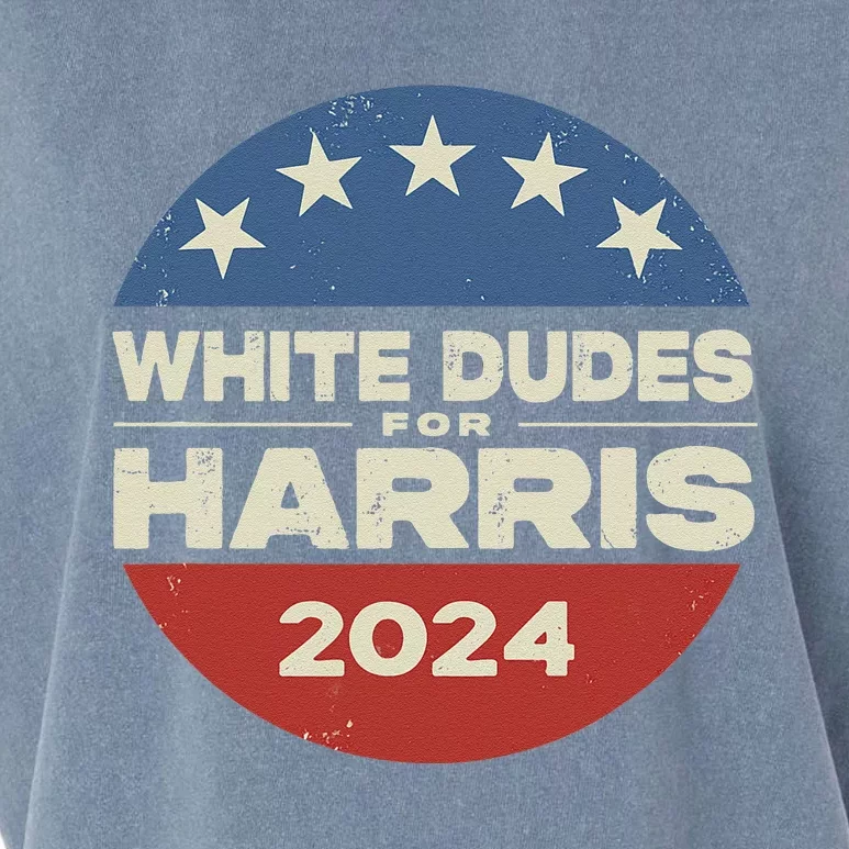 White Dudes For Harris Kamala 2024 Garment-Dyed Women's Muscle Tee