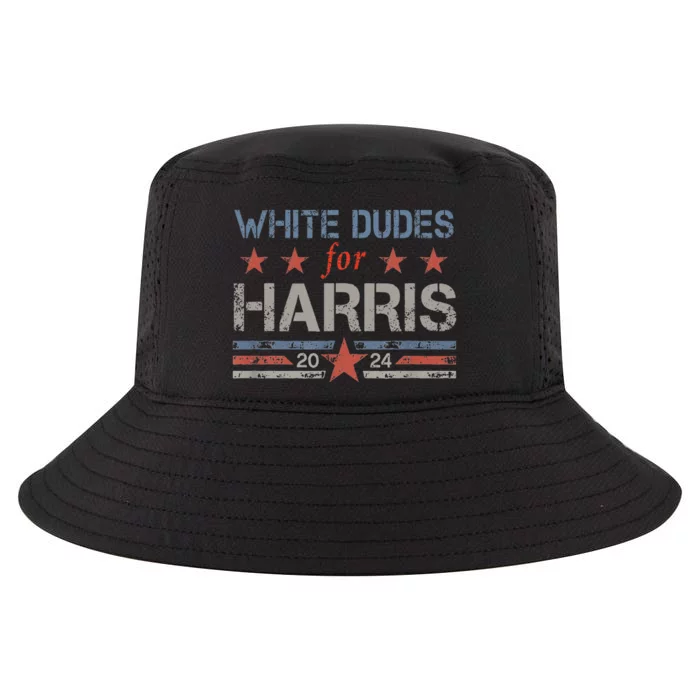 White Dudes For Kamala Harris Kamala Harris 2024 Cool Comfort Performance Bucket Hat