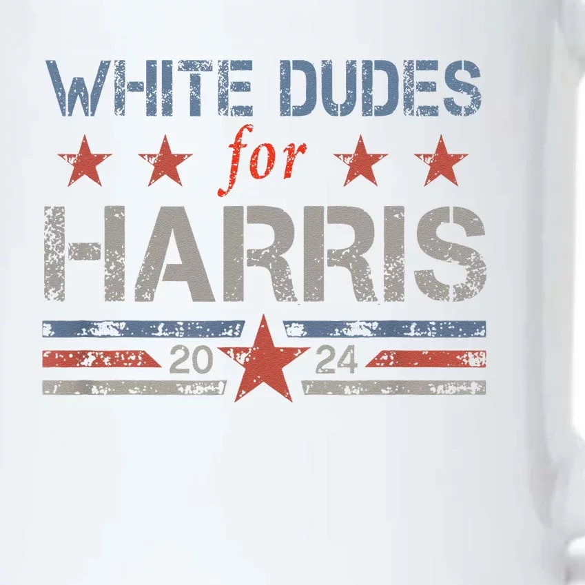 White Dudes For Kamala Harris Kamala Harris 2024 Black Color Changing Mug