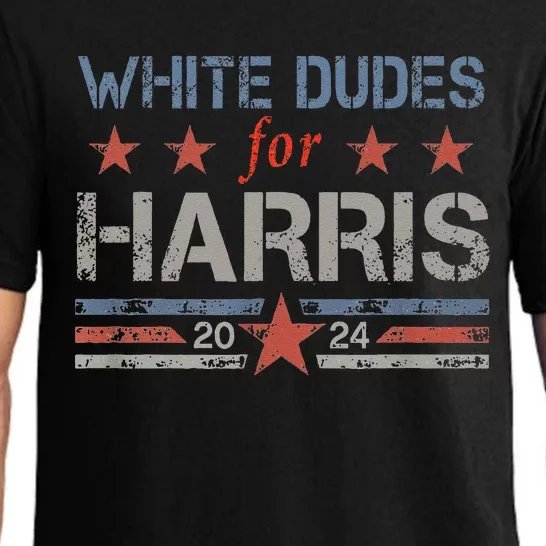 White Dudes For Kamala Harris Kamala Harris 2024 Pajama Set